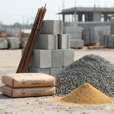 مواد بناء متنوعة